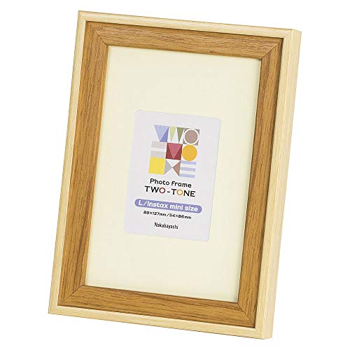 czmo2012 (^^)新品未使用！フォトフレーム Amazon.co.jp: ナカバヤシ ツートン フォトフレーム L・チェキ