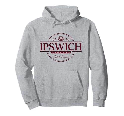 Ipswich England - Ipswich United Kingdom Label Pullover Hoodie