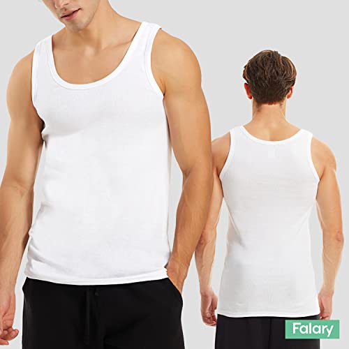 Camiseta de tirantes ropa interior masculina de algodón pack multicolor para hombre 2