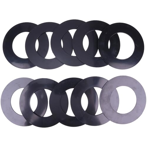 Image of 10PCS 50mm Bucket Pin Shim Set Compatible with Cat Bobcat Deere | For Komatsu Excavator Skid Steer Bucket Pin Shims Kit
