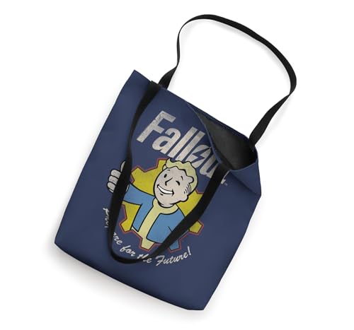 Bolso tipo tote Fallout Video Game 'Prepare for the Future' con diseño de Vault Boy miniatura 2