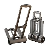 XILANSHMAO Robuster Pflanzenroller mit Rädern – 50kg/120lbs Tragkraft, Klappbarer Verstellbarer...