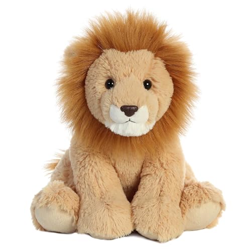 Aurora® Cuddly Lion Stuffed Animal - Cozy Comfort - Endless Snuggles - Brown 14 Inches