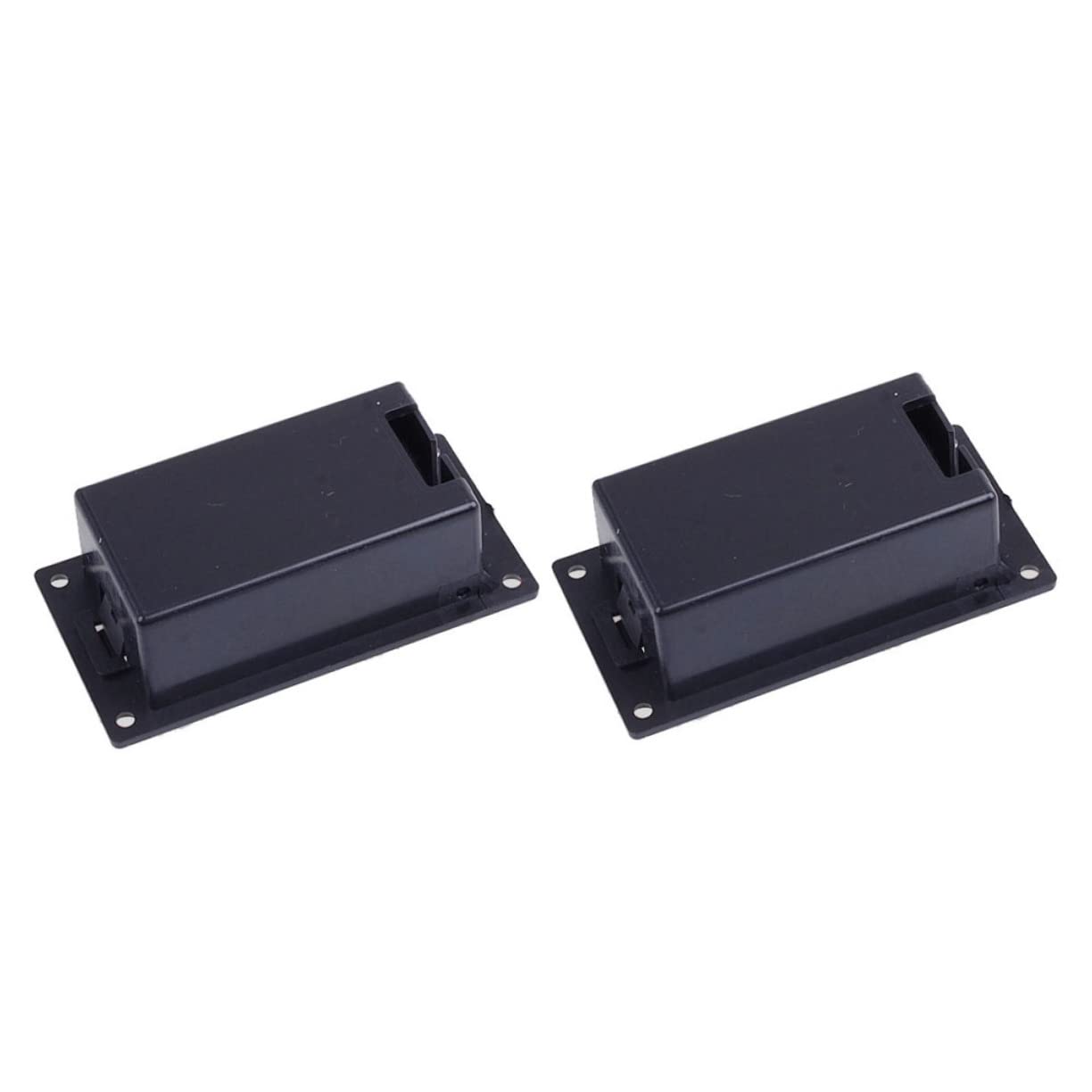 Wakauto 2pcs Pickup Battery Box for Guitar Bass 9v Active Pickup Battery Holder Case Holder
