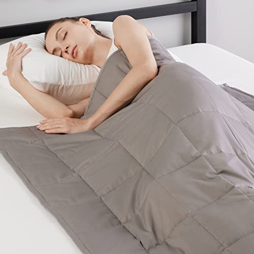 Amazon Basics Coperta in cotone ponderato, per