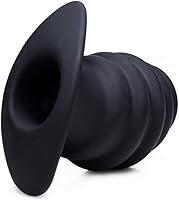 Vista 4 de Master Series Hive Ass Tunnel - Tapón anal hueco de silicona, tamaño mediano (paquete de 1)