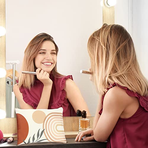 Kajaia 12 Pcs Boho Makeup Bags Bulk for Woman Rainbow Sunshine and Moonlight Makeup Organizer Zipper Canvas Cosmetic Bags Sun Party Favors Toiletry Bag Gift for Women Girls Lover Friend Birthday4