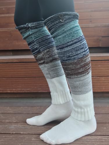Leg Warmers for Women Cable Knit Winter Warm for Women 80s Classic Long Socks2