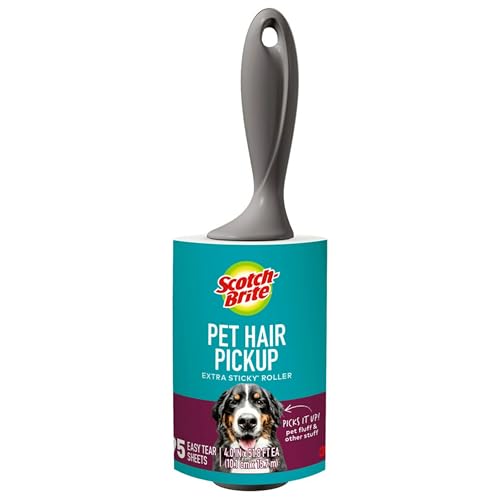 ScotchBrite Pet Extra Sticky Hair Lint Roller, 95 Sheets
