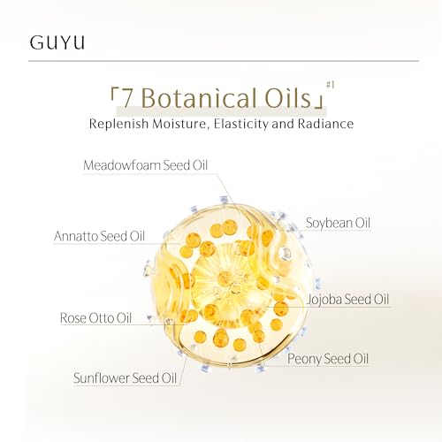 Image of Vitamin C Face Serum | GUYU Brightening Single-Use Ampoule | Vitamin E & C, 4 Seed Micro-Oils, Hyaluronic Acid | 0% Irritation for Sensitive | for Glass Skin, Radiance (0.05 Fl Oz x 30pcs)