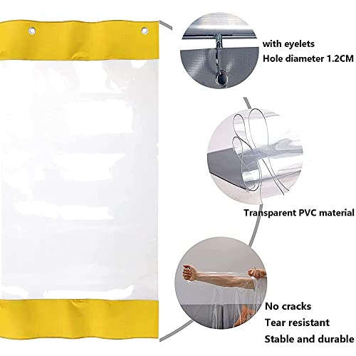 Rideaux de protection bâche étanche extérieure œillets - 4