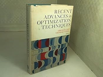 Hardcover Recent Advances in Optimization Techniques Book