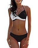 traje de baño mujer chile paris Diseño de moda: este conjunto de bikini tiene un estilo de bloqueo de color sexy y llamativo. Imprescindible para las mujeres en este caluroso verano.