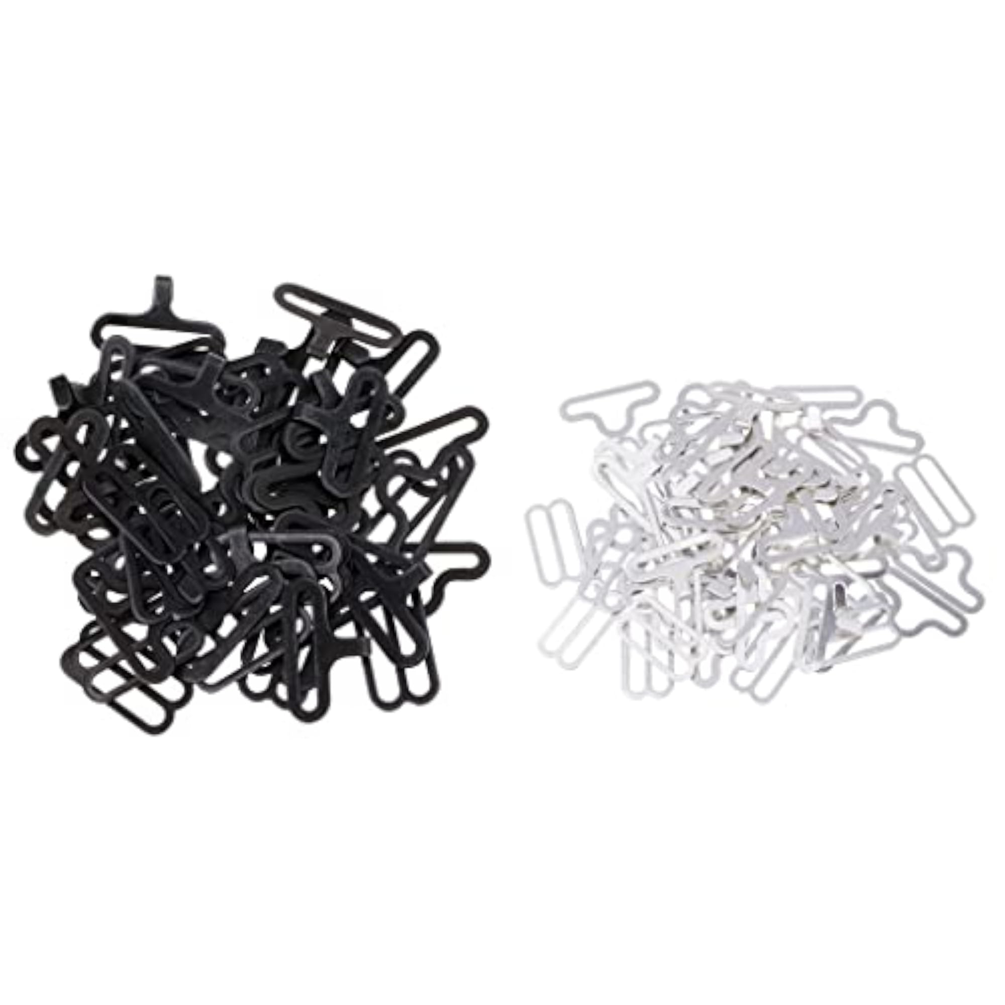 40 Sets Bow Tie Clips Metal Hooks for Necktie Strap Crafts