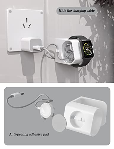 Soporte de pared para cargador de Apple Watch autoadhesivo para iWatch Ultra SE 4