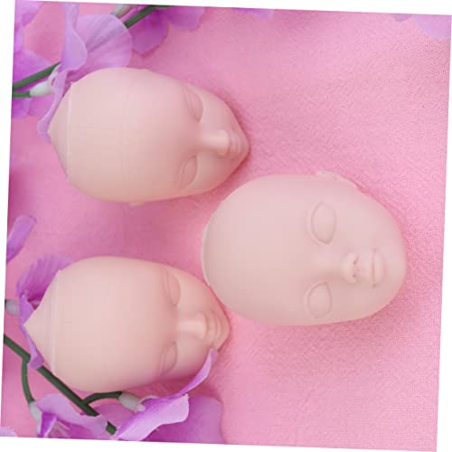 EXCEART 20 Pçs Acessórios Substituição Cabeça De Boneca Prática Maquiagem Simples Brinquedo Artesana