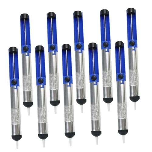 ARTIBETTER Tin Sucker Soldering Sucker Pen 10pcs Desoldering Pump High Strength Suction Desoldering Tool for Easy to Clean Replace Tips
