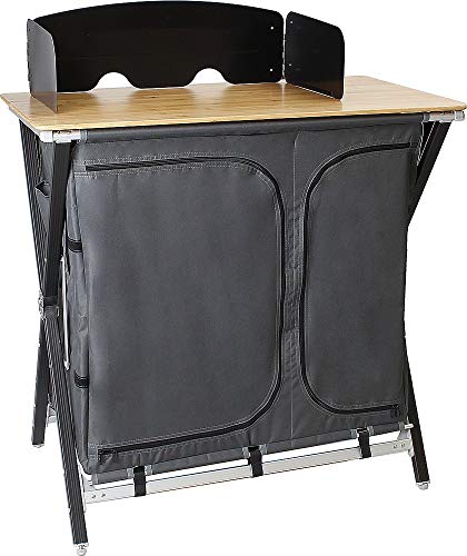 Campingschrank Küchenaussenbox Colias mit Holzplatte Cover