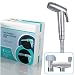 Hibbent Dual Function 2 Sprayer(Stream/Jet) Hand Held Bidet Toilet Sprayer Shattaf Cloth Diaper Sprayer Kit - Personal Hygiene Cleaning with No Leaking Toilet Attachment - Chrome