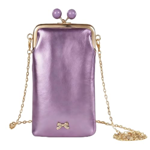 LAGO DE SAC Small Leather Chain Crossbody Bags for Women