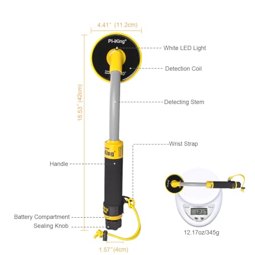 Wedigout Underwater Metal Detector – 100FT Fully Waterproof Handheld Pinpointer for Adults, High Sensitivity Gold Finder for Beach, Diving, Treasure Hunting, Backyard & Shallow Water - Thumbnail 5