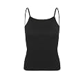 KIKWIT Padded Camisole for Girls | Flat Padding | Beginners/Teenager Inner for Puberty Cami | Slip with Adjustable Strap