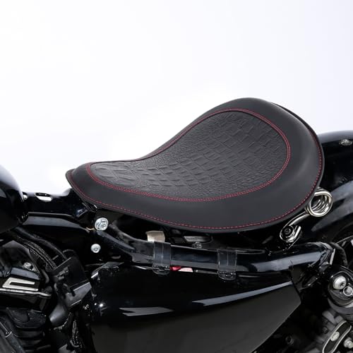 Asiento de una plaza con muelles de soporte para motos Sportster XL 1200 y 883 6