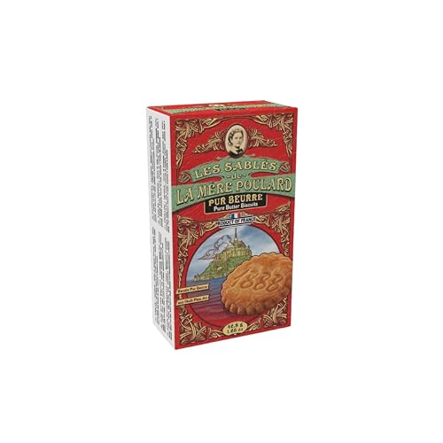 La Mère Poulard, Galletas Sablés de Mantequilla - Cajita 46,8 gr