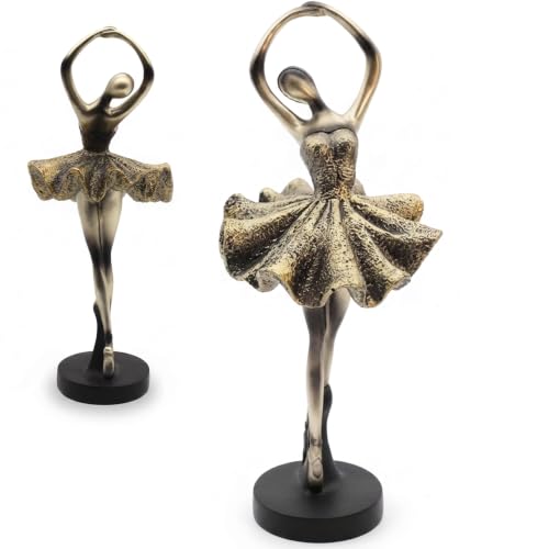 Ballerina Figurine Resin Ballet Dancer Sculpture