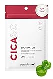 Dermafirm CICA A.C Spot Patch - Korean Skin Care Pimple Patches for Face w/Centella Asiatica - Invisible Vegan Hydrocolloid Pimple Patches - Water Resistant Hydrocolloid 10mm & 12mm (99EA)