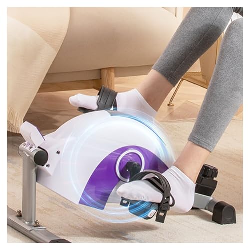 Mini bicicleta pedal para ejercicio con pantalla LCD y resistencia ajustable miniatura 1