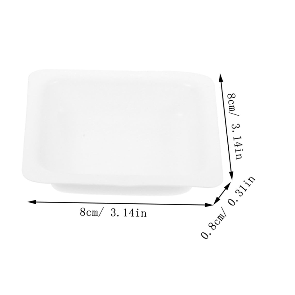 MAGICLULU 10pièces Plateaux de Pesée pour Échantillons Petits Plateaux de Pesée Portables Matériel de Laboratoire