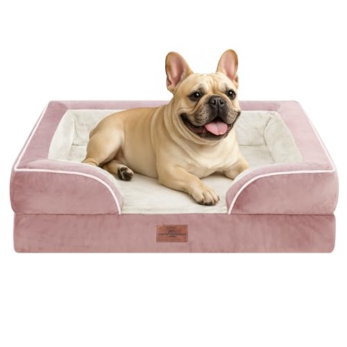 Comfort Expression Waterproof Orthopedic Dog Bed for Medium Size Dog