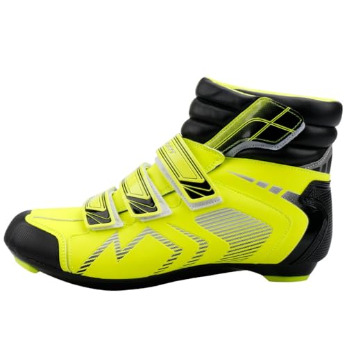 Zapatillas de ciclismo de invierno para ruta en días fríos compatibles con SPD y Look