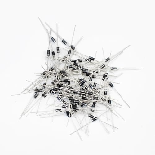 Innfeeltech 100Pcs 1N4004 Rectifier Diodes General Purpose Silicon Rectifiers, 1A, 400V Silicon Rectifier Schottky Diodes