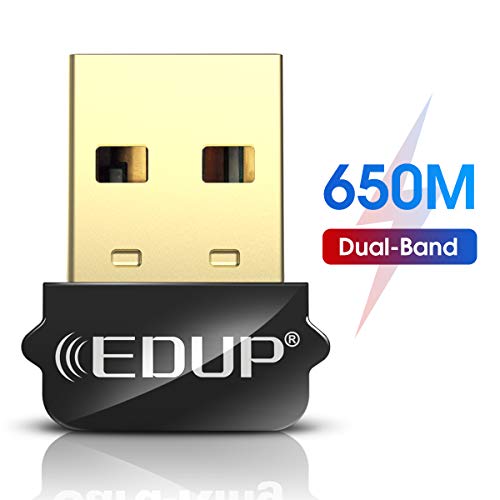 Mini USB WiFi Adapter 650Mbps Wireless Network Adapter for Desktop PC Laptop MacBook