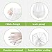 4 Gallon 220 Counts Strong Trash Bags Garbage Bags, Bathroom Trash Can Bin Liners, Small Plastic Bags for home office kitchen, fit 12-15 Liter, 3,3.5,4.5 Gal, Clear