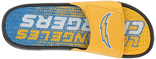 Image of FOCO New Orleans Saints NFL Mens Gradient Wordmark Gel Slide