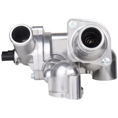 LOREADA Thermostat Housing Upgraded Aluminium Assembly Compatible with Chrysler 200 Dodge Journey Avenger Caliber Sebring Jeep Patriot Compass 2007-2017 1.8L 2.0L 2.4L Replace 68003582AB 902-319