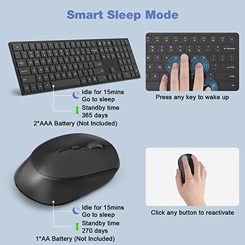 Wireless-Keyboard-and-Mouse-Super-Slim-Keyboard-with-Responsive-Keys-Silent-Mouse-and-24GHz-USB-Receiver-Battery-Powered-Full-Size-Cordless-Combo-for-Mac-Computer-PC-Chromebook-Black
