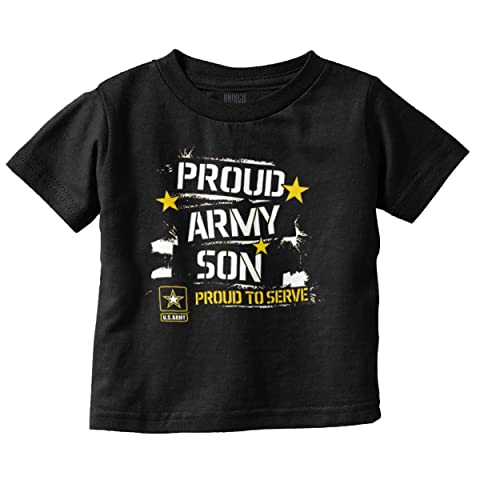 US Army Proud Military Son Soldier Youth T Shirt Tee Boys