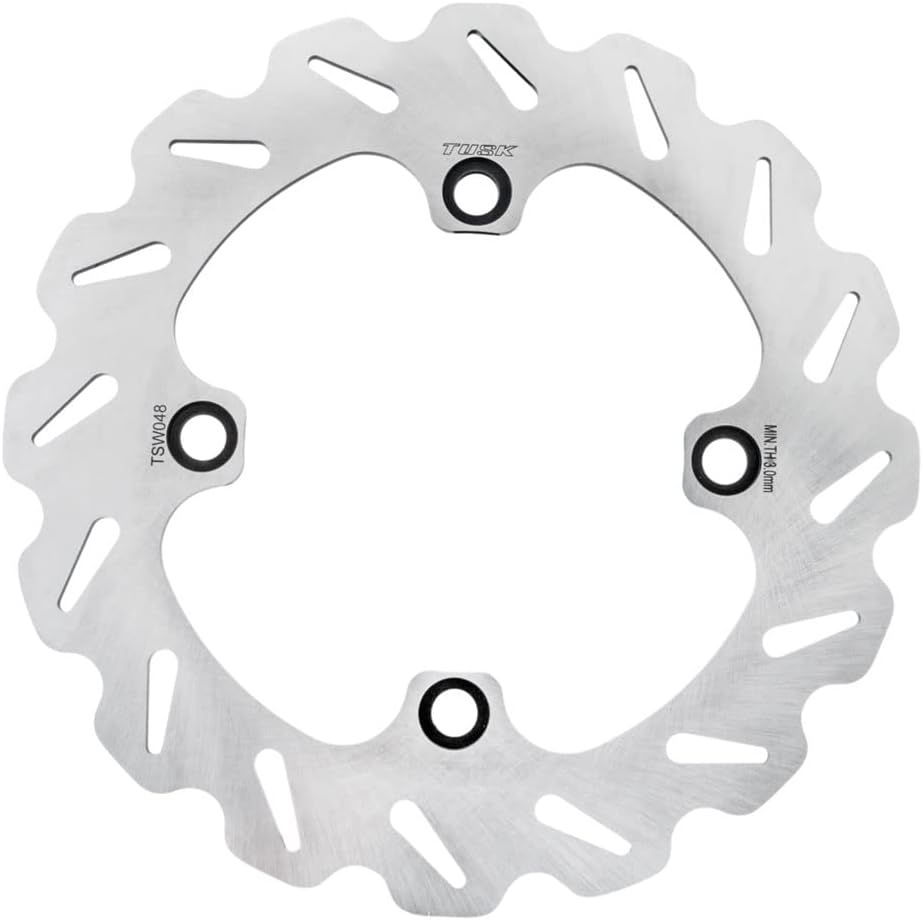 Tusk Stainless Steel Typhoon Brake Rotor, Rear For Yamaha YZ250X 2019-2022