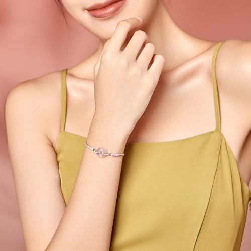 24K Gold Bracelet for Women Pearl Bracelets Peace Buckle Charm Link Chain Chalcedony Beads Natural Gemstone Bangle Dainty Healing Stone Charms Lucky Jewelry Agate Braided Rope Fortune Solid Gold Gift3