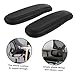 LALAFINA 2pcs Memory Armrest Pads Comfortable Gaming Office Chair Replacement Parts Easy Install Soft Pu Leather Cover