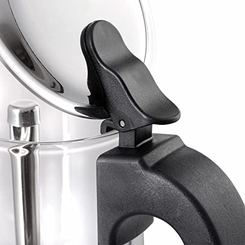 GRÄWE Espressokocher aus Edelstahl mit Glaskanne, für Induktion und alle Herdarten geeignet, spülmaschinengeeignet, 4 Tassen, 160 ml – Bild 7