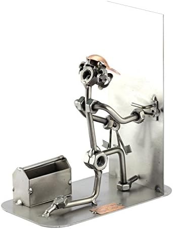 Steelman24 I Nuts and bolts sculpture Locksmith Door I Handmade ornaments I Made in Germany I I Metal figurine