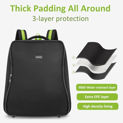 image for YOREPEK Padded Stroller Bag for Airplane Travel Fits for UPPAbaby MINU