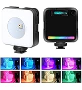 RGB Video Light Photography Light Magnetic Light LED Camera Light 2000mAh Rechargeable Video Ligh...