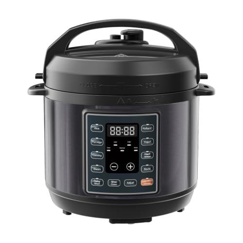 Image of OLIXIS 10-In-1 Electric Pressure Cooker, 3 Quart Multi Cooker for Rice, Stew and Steam, Small Programmable Stainless Steel Pot with Slow Cook Function and Ceramic Inner Pot