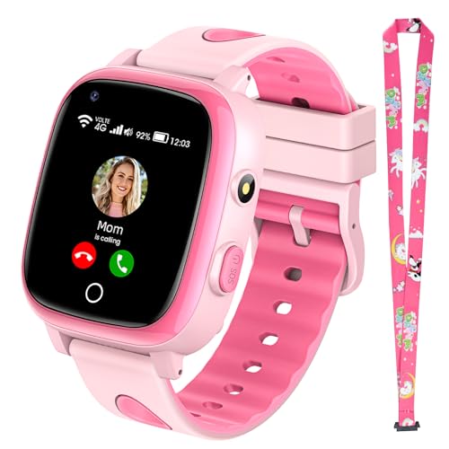 Piulaxiu 4g Reloj Inteligente Niños Con Video Y Llamada, Sos, Gps, Smartwatch Niños Impermeable Con Ubicación En Tiempo Real Y Modo Escolar Para Niños Niñas Regalo De 5-14 Años Rosa Piulaxiu 4g Reloj Inteligente Niños Con Video Y Llamada, Sos, Gps, Smartwatch Niños Impermeable Con Ubicación En Tiempo Real Y Modo Escolar Para Niños Niñas Regalo De 5-14 Años Rosa
